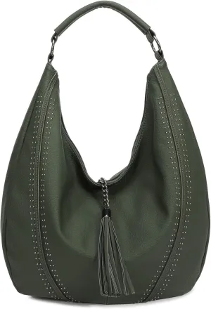 Women Hobo Bags Oversized Leather Handbags PU Crossbody Shoulder Totes Winter Stylish Purses