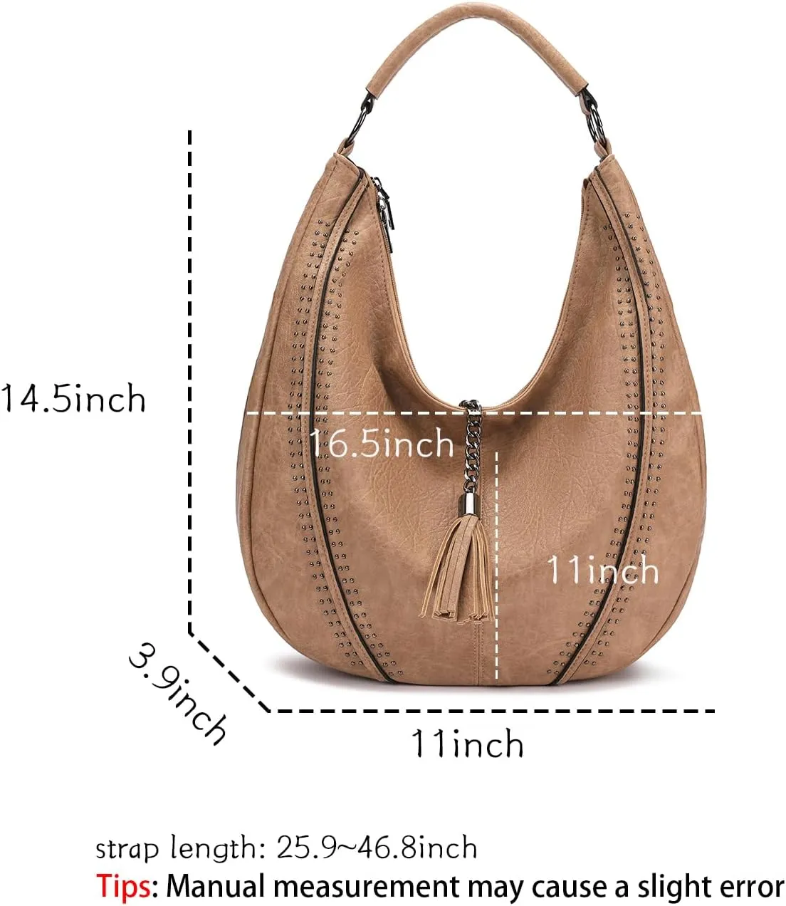 Women Hobo Bags Oversized Leather Handbags PU Crossbody Shoulder Totes Winter Stylish Purses