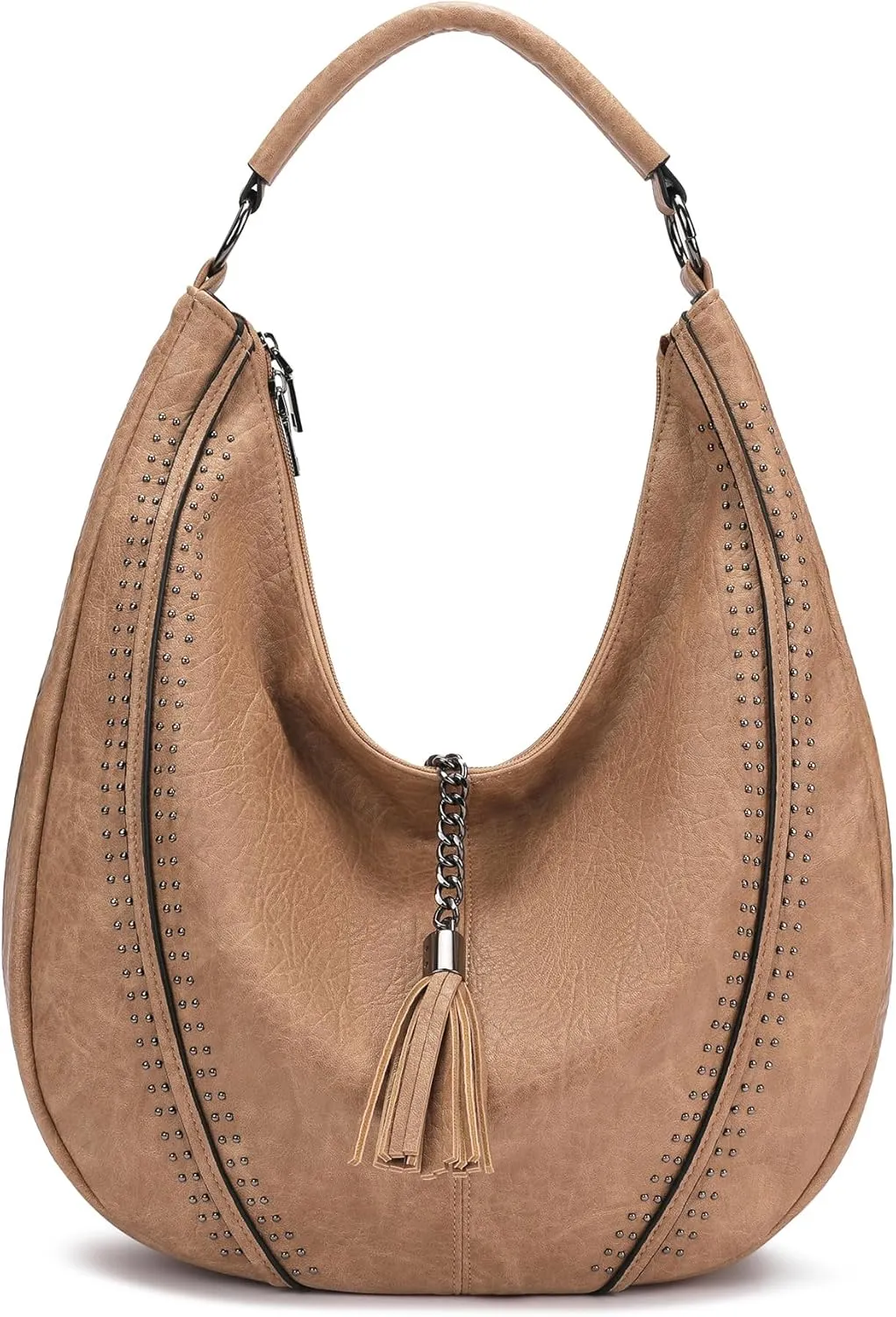 Women Hobo Bags Oversized Leather Handbags PU Crossbody Shoulder Totes Winter Stylish Purses