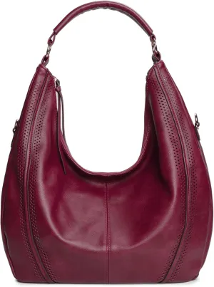 Women Hobo Bags Oversized Leather Handbags PU Crossbody Shoulder Totes Winter Stylish Purses
