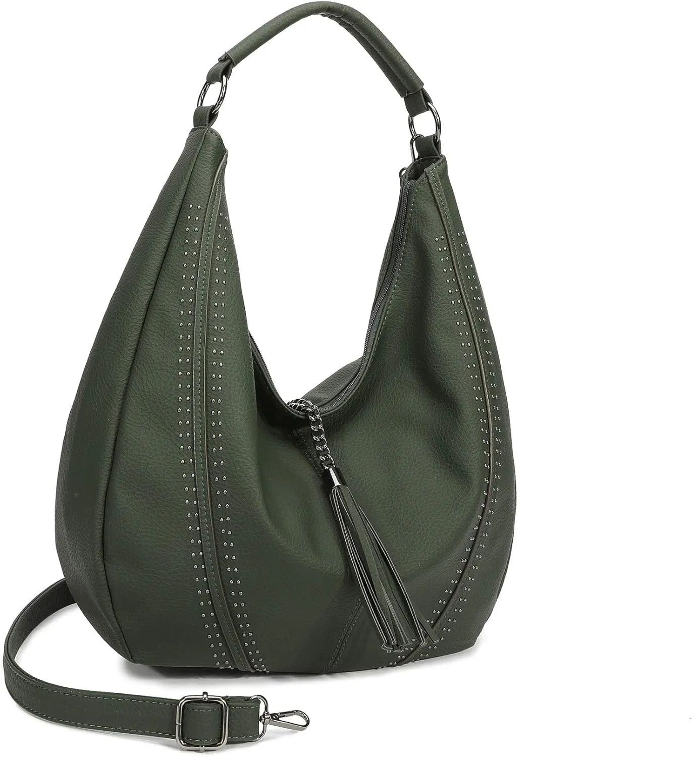 Women Hobo Bags Oversized Leather Handbags PU Crossbody Shoulder Totes Winter Stylish Purses