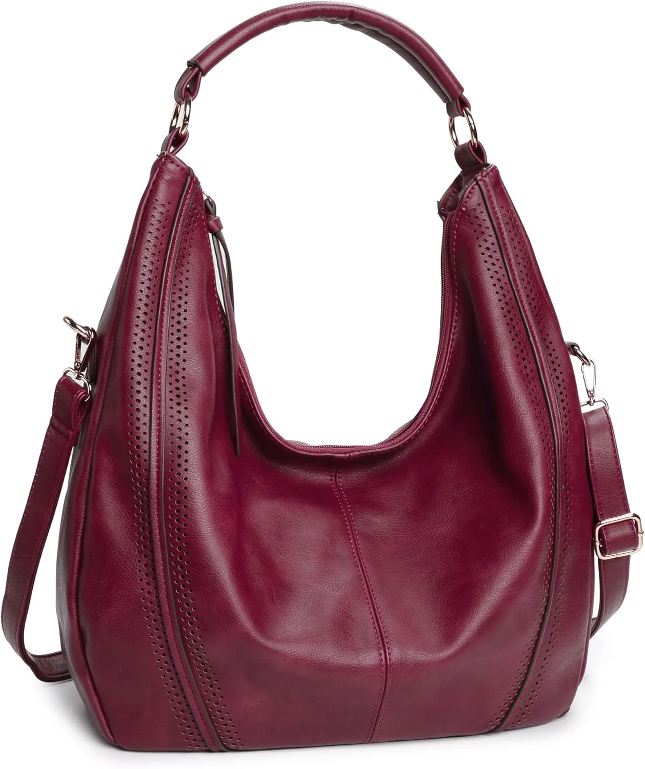 Women Hobo Bags Oversized Leather Handbags PU Crossbody Shoulder Totes Winter Stylish Purses