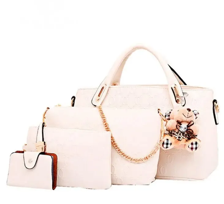 Women's 4 Set  Pu Leather Handbags