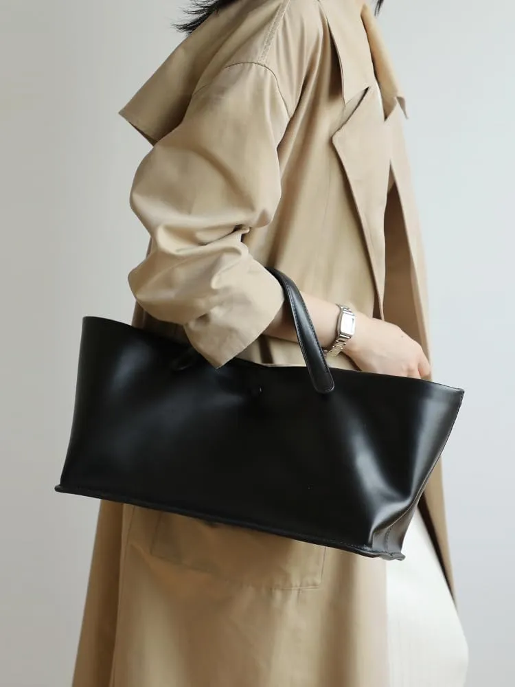Women's Canvas Leather Totes Handbag Commuting Shoulder Crossbody Armpit Bag Leisure Versatile Casual Chic Stylish Clutch