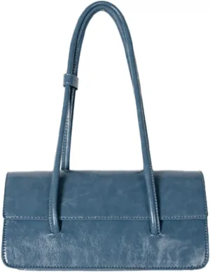 Women's Glossy Shoulder Bag Y2k PU Leather Fashion Underarm Purse Large Totes Handbag Satchel