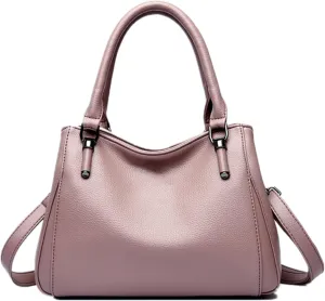 Womens Leather Handbags Top Handle Purses Totes Satchel Shoulder Bag for Ladies