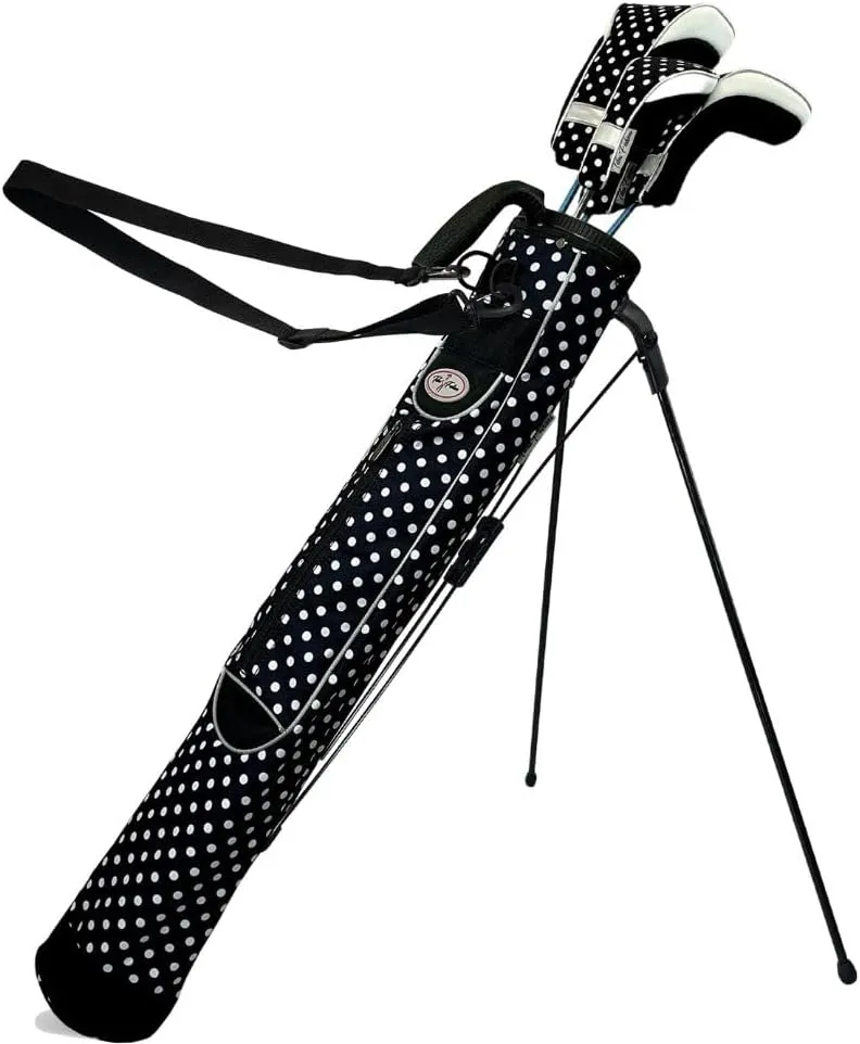 Women's Ultralight Sunday Golf Bag | Taboo Fashions Stand Bag | Range Bag, Par 3, Executive Course | Self Flexing Stand, Adjustable Strap