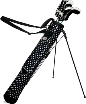 Women's Ultralight Sunday Golf Bag | Taboo Fashions Stand Bag | Range Bag, Par 3, Executive Course | Self Flexing Stand, Adjustable Strap