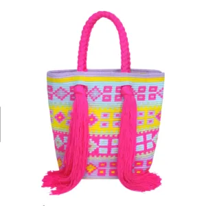 Woven Aztec Beach Bags