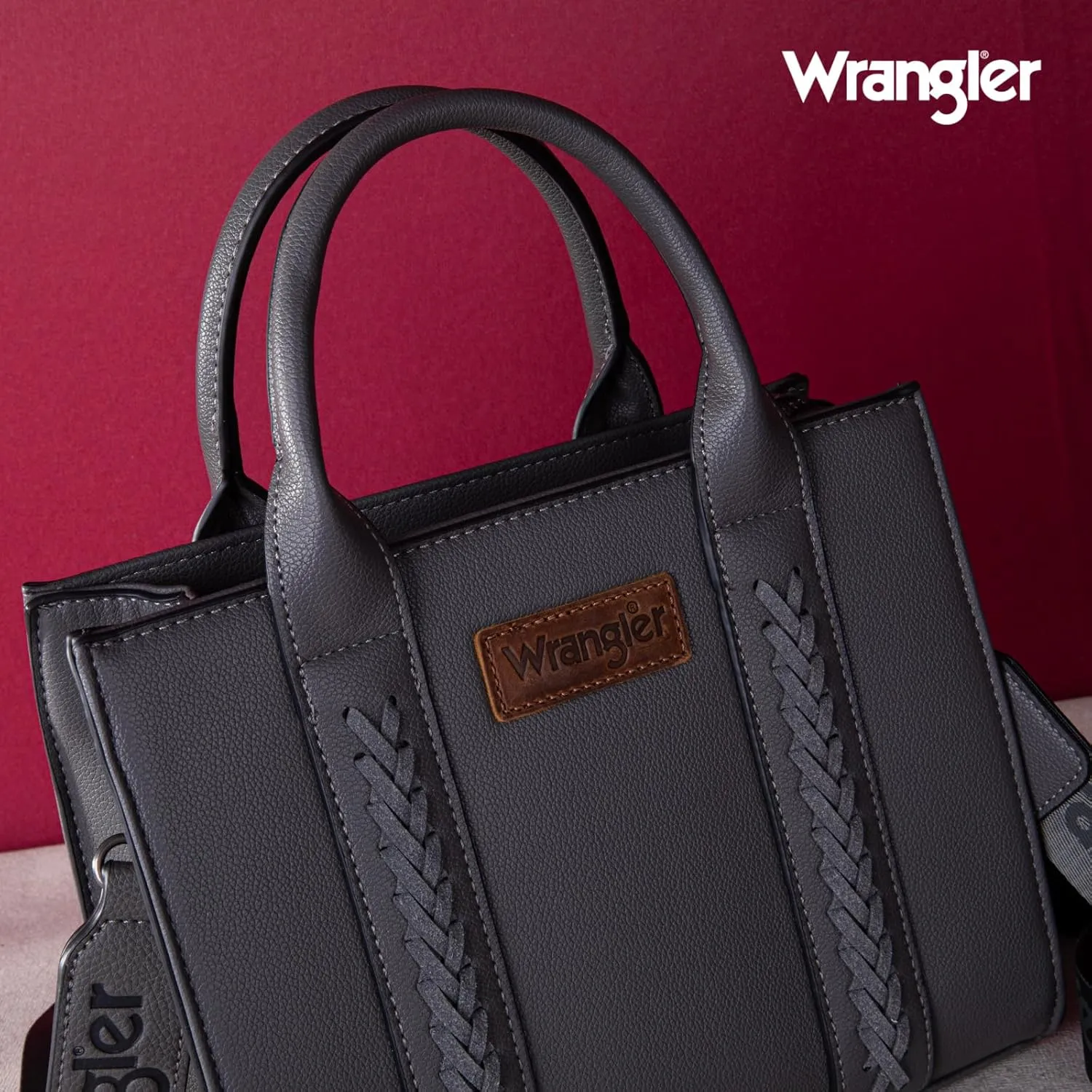 Wrangler Tote Bags for Women Top-handle Handbags and Purse for Women with Adjustable Strap