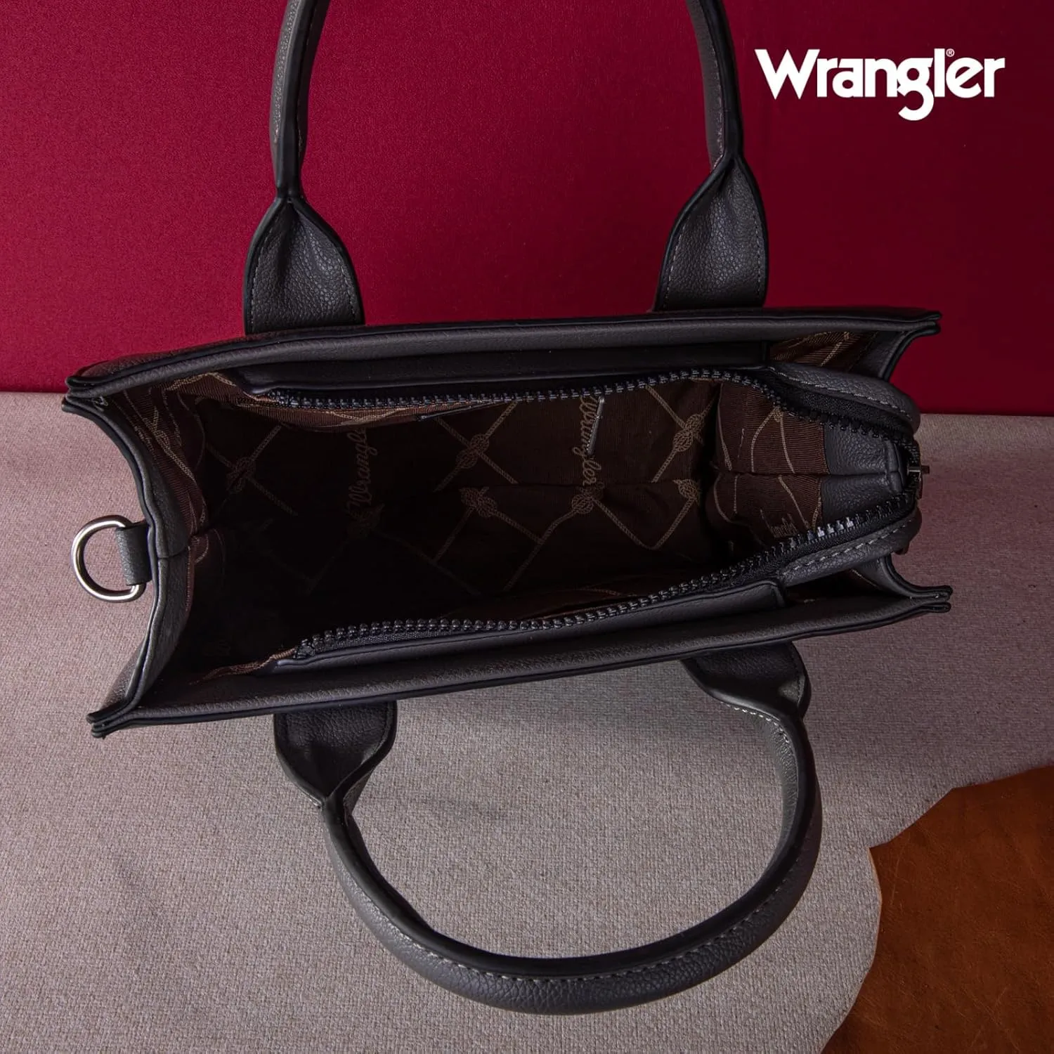 Wrangler Tote Bags for Women Top-handle Handbags and Purse for Women with Adjustable Strap