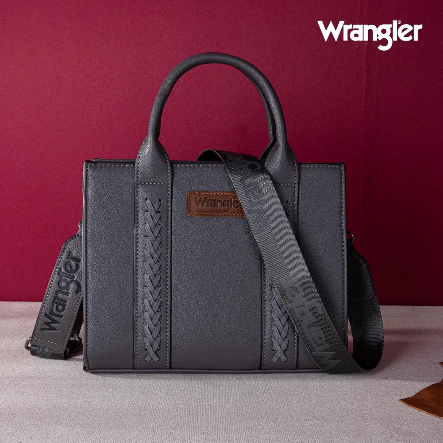 Wrangler Tote Bags for Women Top-handle Handbags and Purse for Women with Adjustable Strap