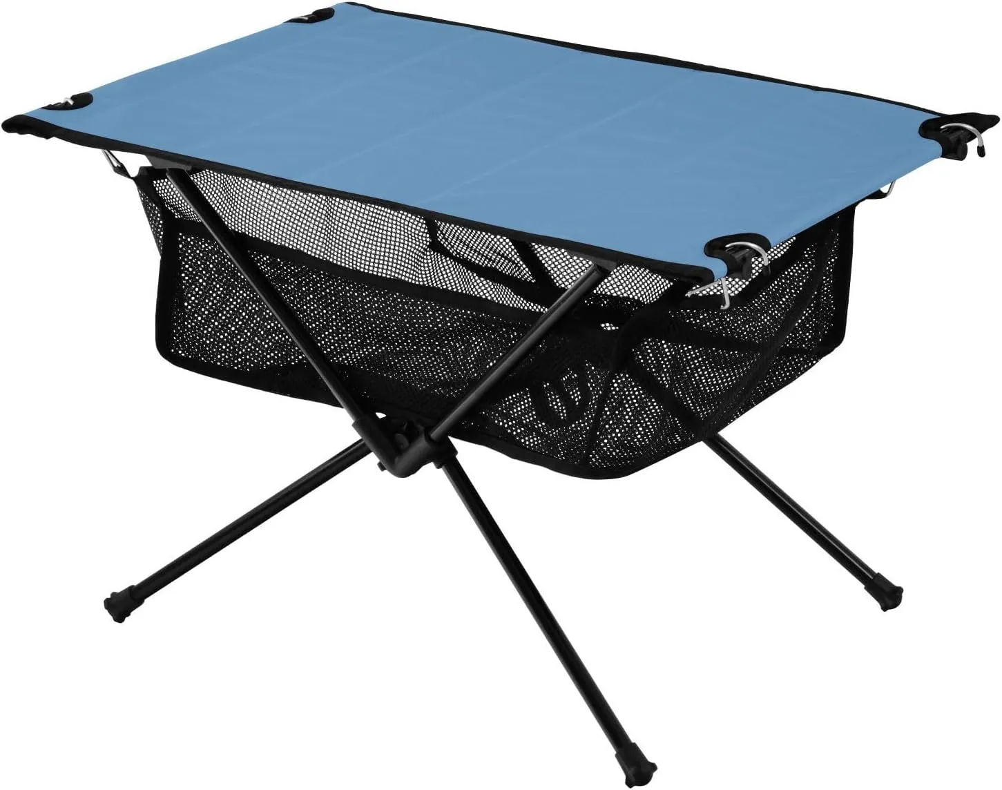 xigua Baby Blue Folding Camping Table,Portable Camp Table with Carry Bag Beach Table Folding Table for Picnic, Camp,Party,Travel75