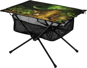 xigua Happy St. Patrick's Day Folding Camping Table,Portable Camp Table with Carry Bag Beach Table Folding Table for Picnic, Camp,Party,Travel62