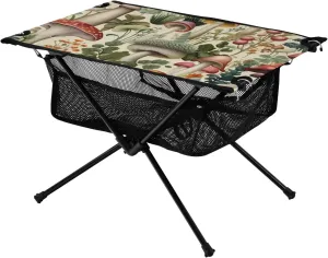 xigua Mushroom Folding Camping Table,Portable Camp Table with Carry Bag Beach Table Folding Table for Picnic, Camp,Party,Travel238