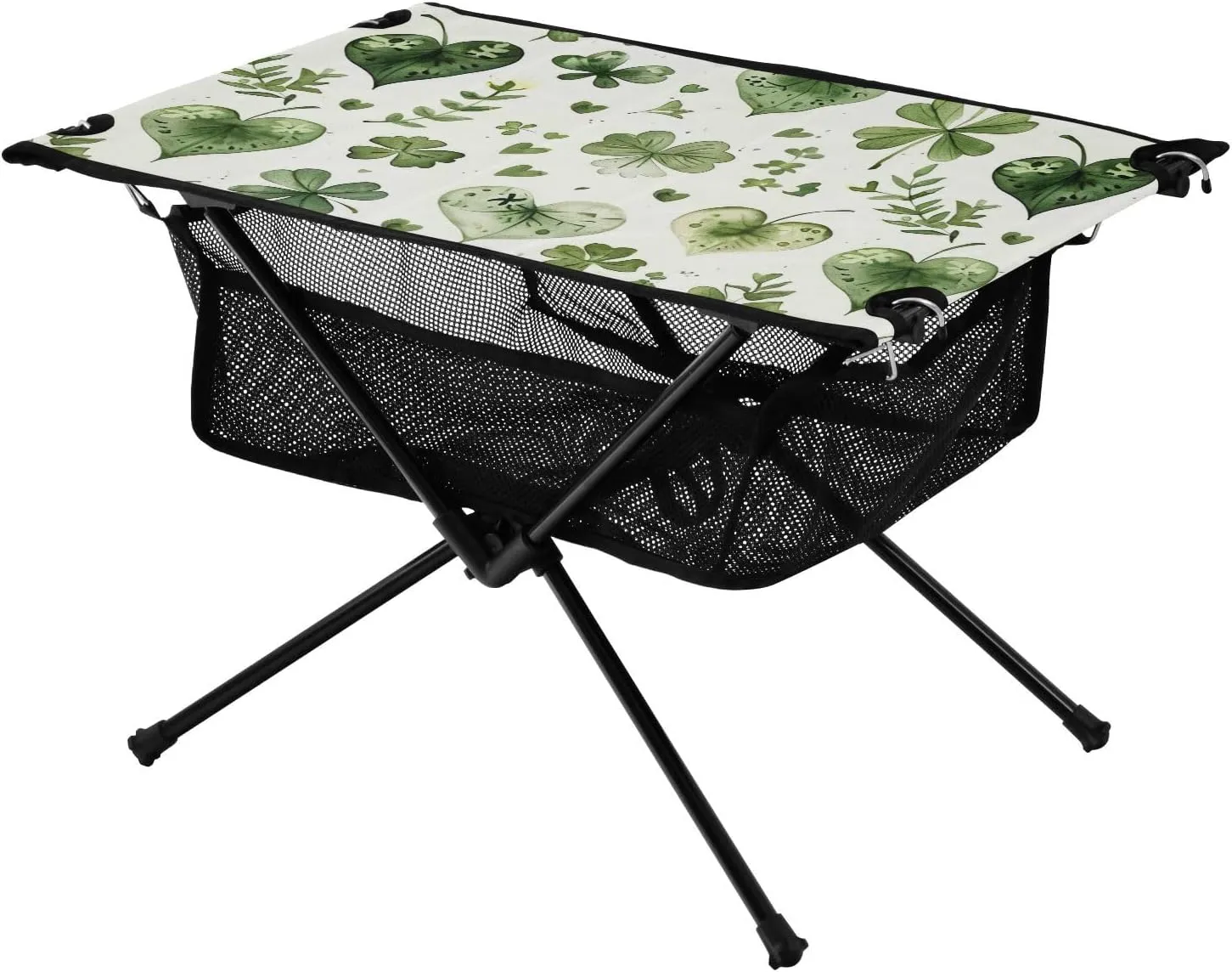 xigua St. Patrick's Lucky Grass Folding Camping Table,Portable Camp Table with Carry Bag Beach Table Folding Table for Picnic, Camp,Party,Travel51