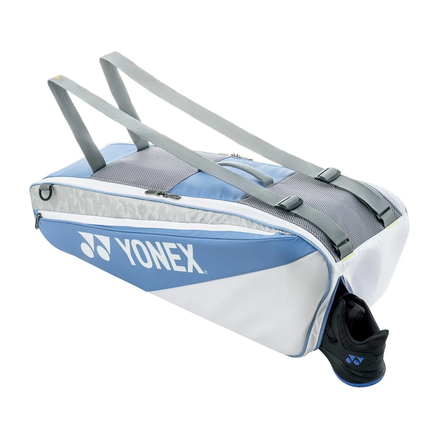 Yonex 52526EX Club 6 Racket Tennis Bag - Greyish Blue
