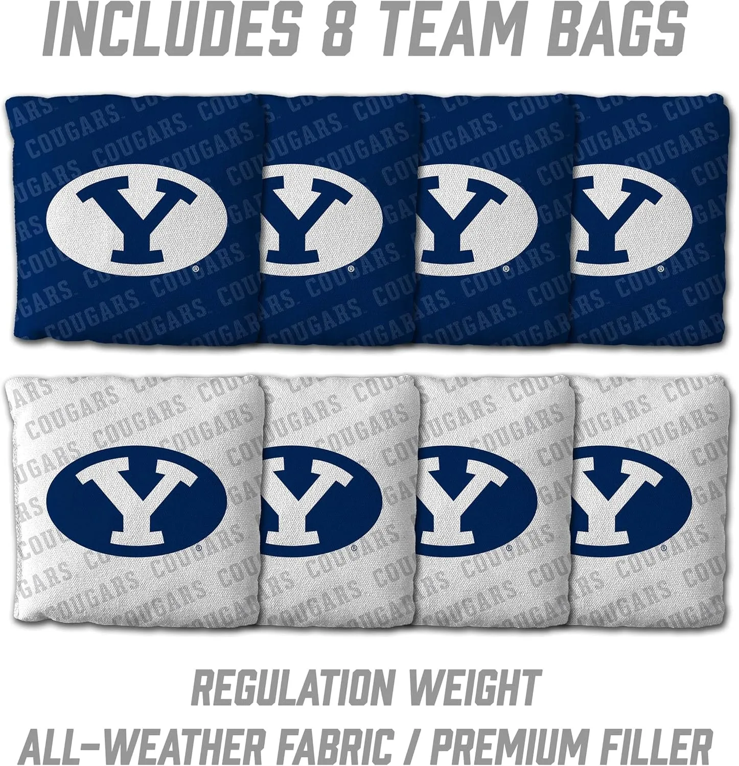 YouTheFan NCAA 2’ x 4’ Professional Wood Cornhole Game with Logo Bags