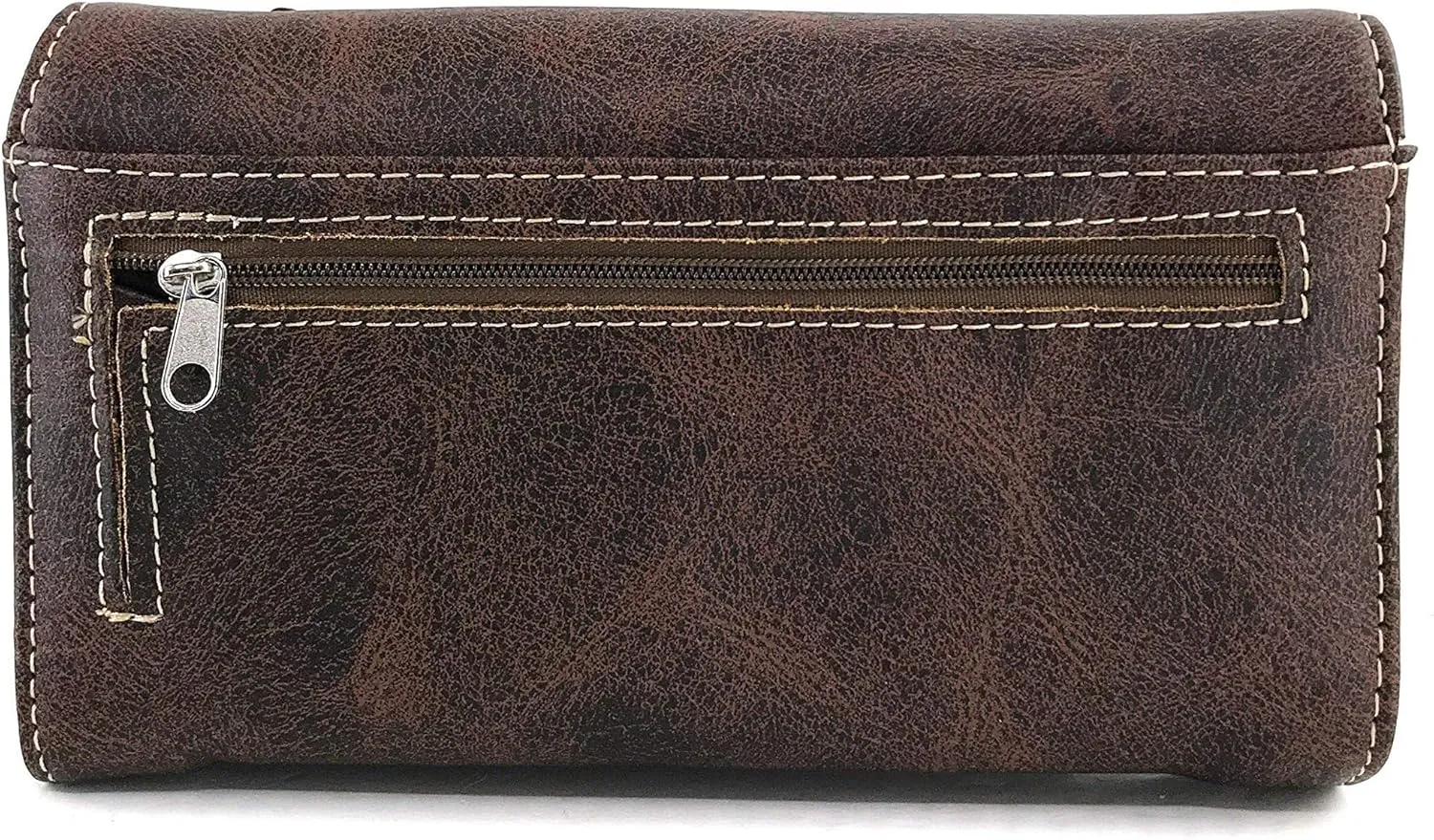 Zelris Spring Bloom Western Concho Women Crossbody Wrist Trifold Wallet