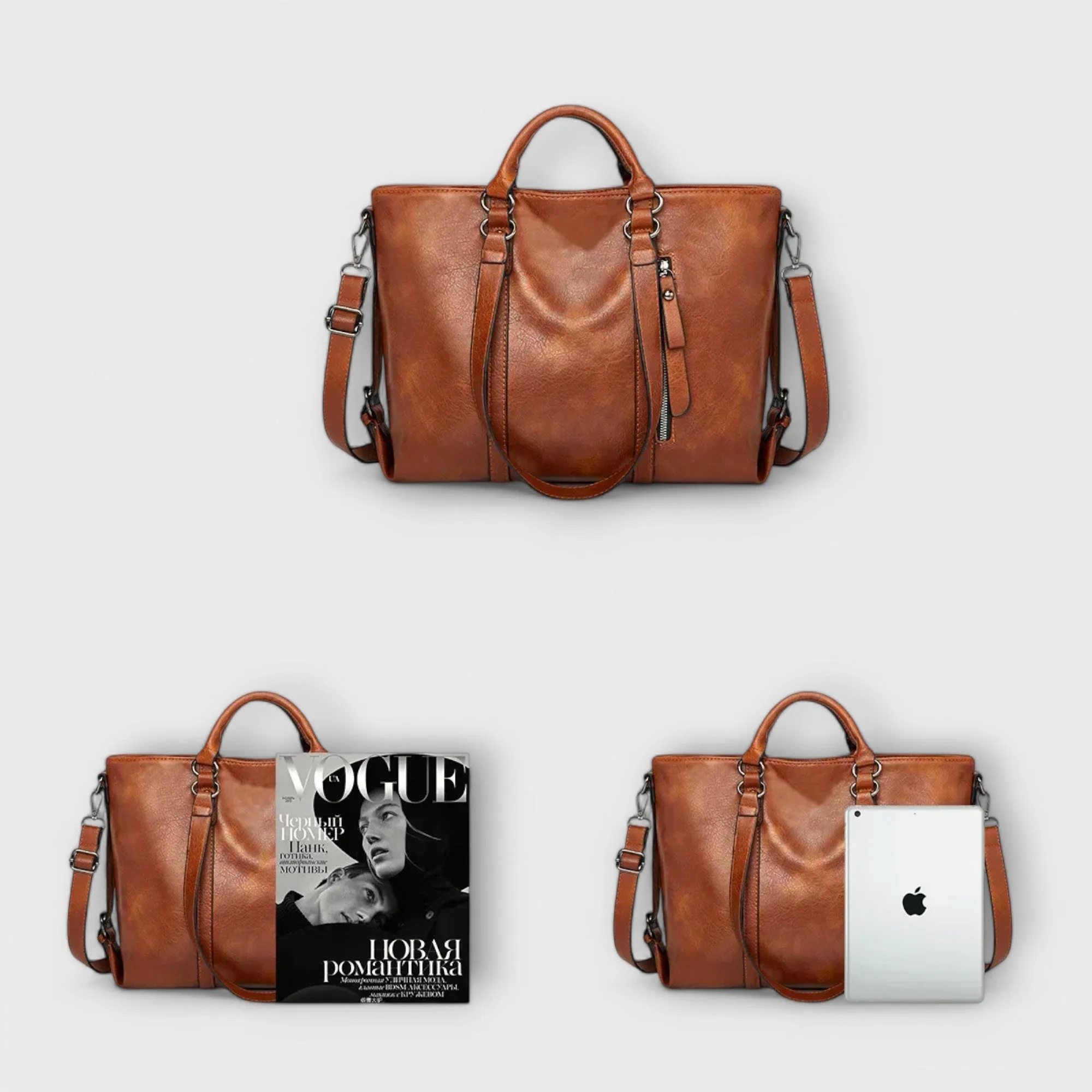 Zephyra - Large Leather Bag