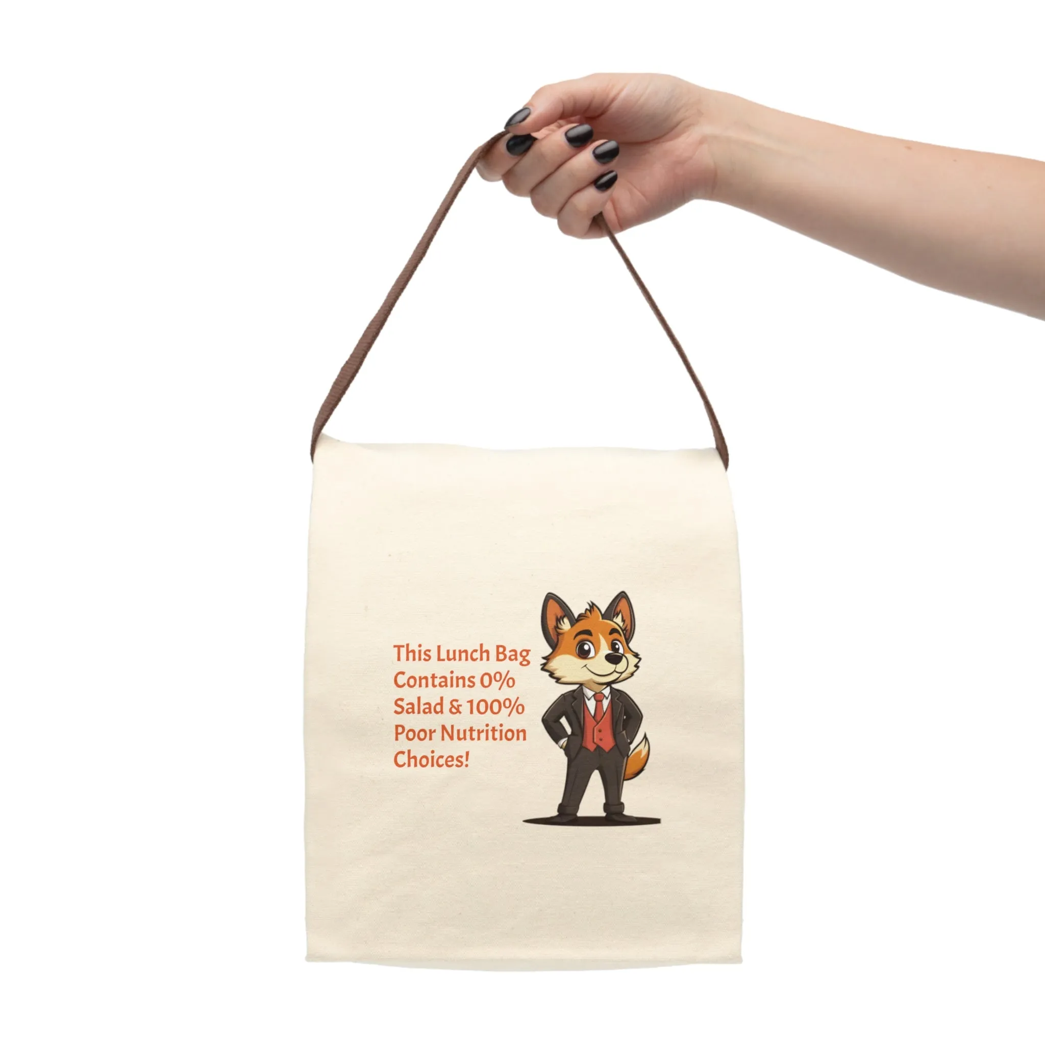 Zero % Salad Canvas Lunch Bag