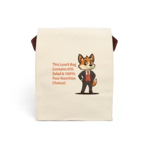 Zero % Salad Canvas Lunch Bag