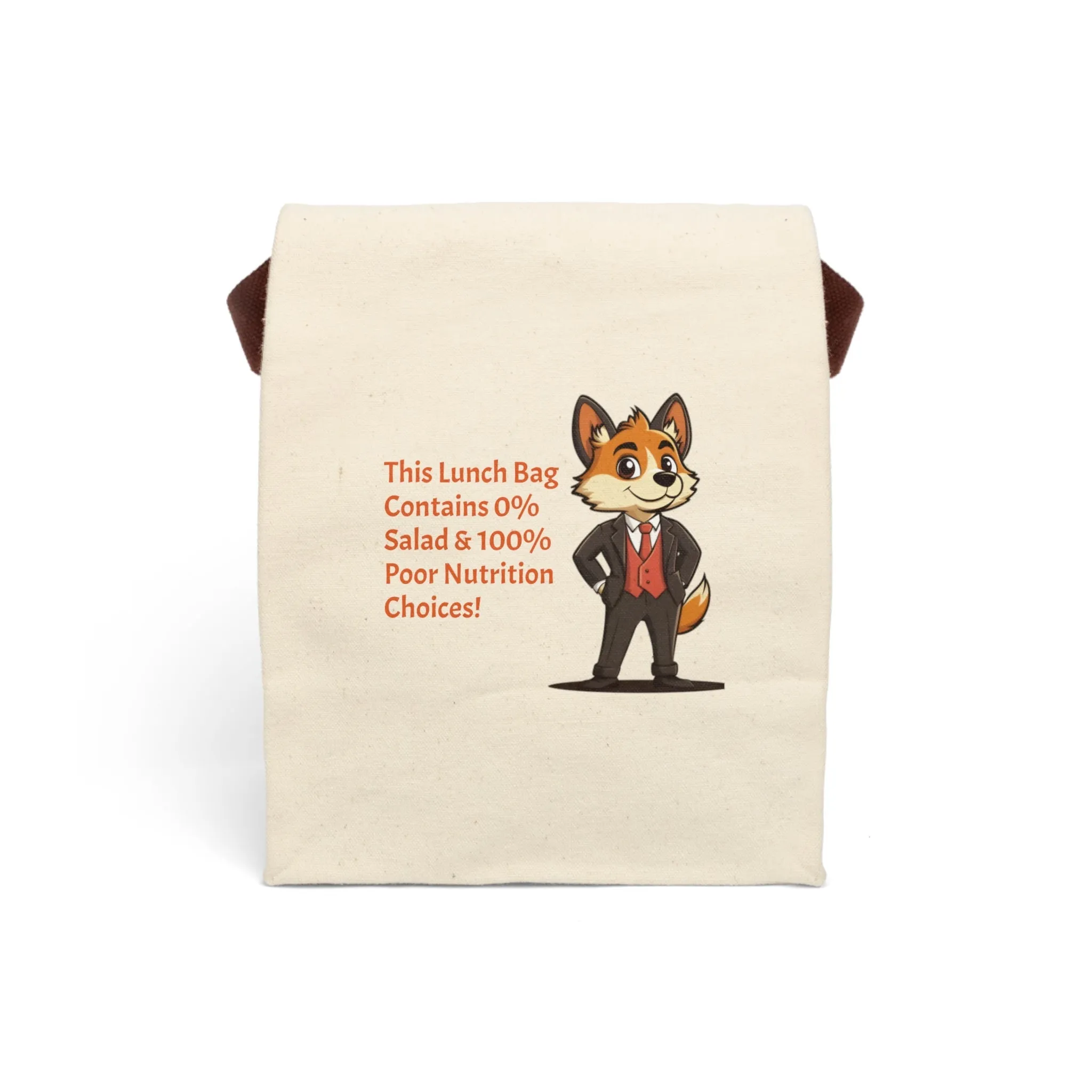 Zero % Salad Canvas Lunch Bag