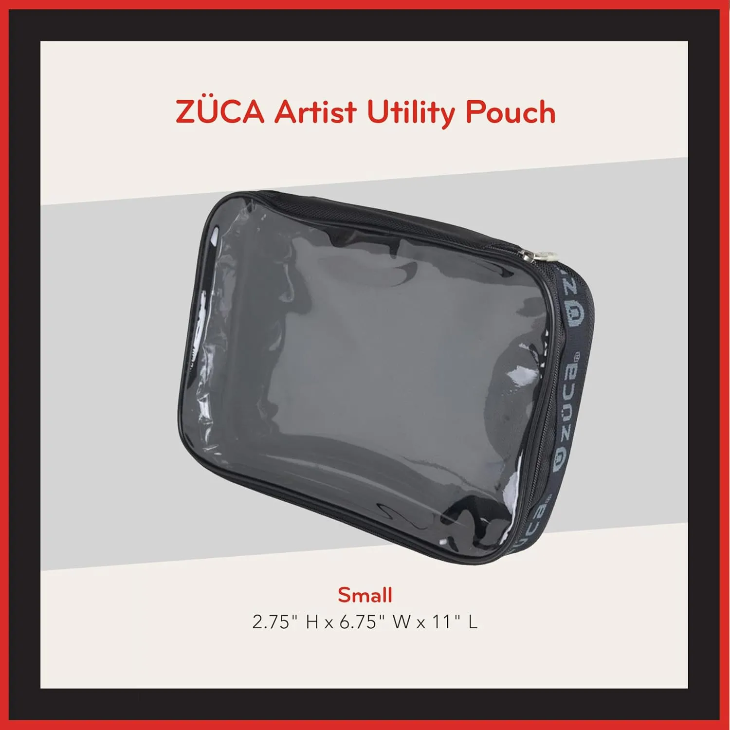 ZUCA Pro & Sport Bag Accessory: Extra-Large Utility MakeUp Pouch - Durable, Spacious Cosmetic Storage Solution For Travel & Professional Use